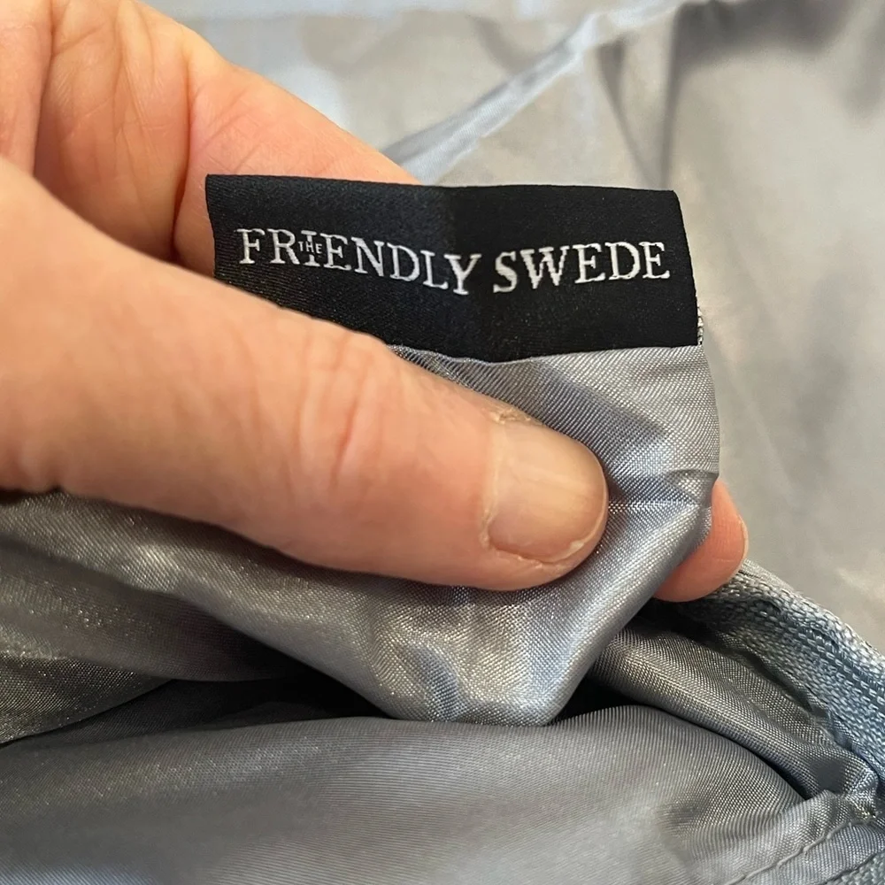 The Friendly Swede Queen Sleeping Bag Liner Gray Like New in Sack